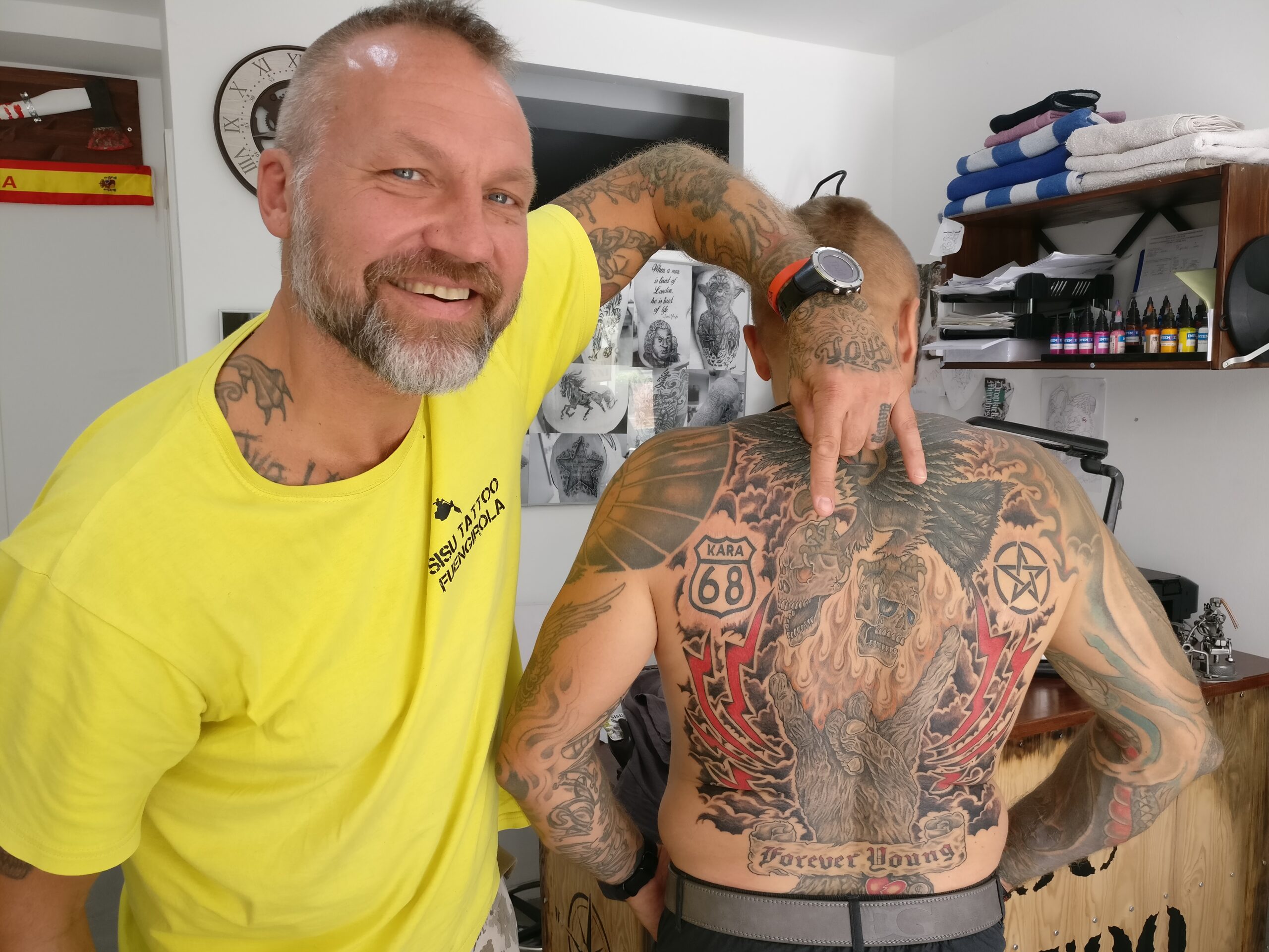 Tatuoija on luova artisti | Fuengirolan